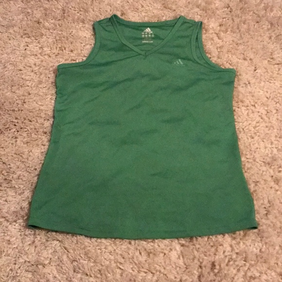 Green Adidas Tank Top - Picture 1 of 3